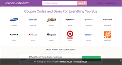 Desktop Screenshot of couponcodes.com
