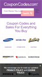 Mobile Screenshot of couponcodes.com